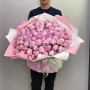 Букет из 101 розового пиона — вид 3